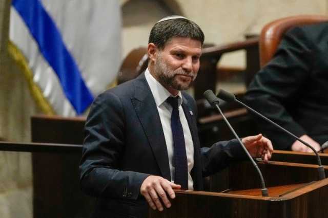 سموتريتش: غزة جزء لا يتجزأ من إسرائيل