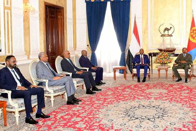 أفورقي والبرهان يبحثان الأوضاع في السودان