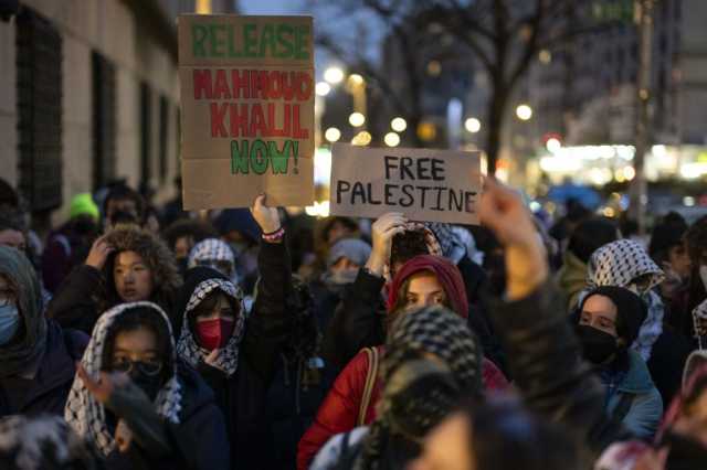 أميركا تعتقل قائدا للحراك الطلابي الداعم لفلسطين وتعتزم ترحيله