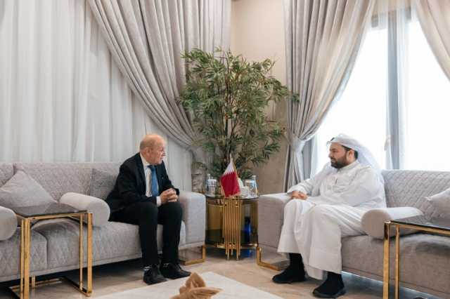 وزير الدولة بالخارجية القطرية يلتقي المبعوث الفرنسي إلى لبنان