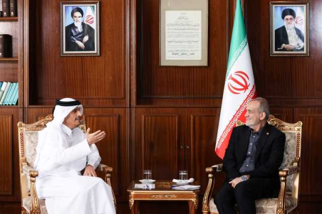 الرئيس الإيراني: تعاوننا مع قطر سيحقق تحولات إيجابية بالمنطقة