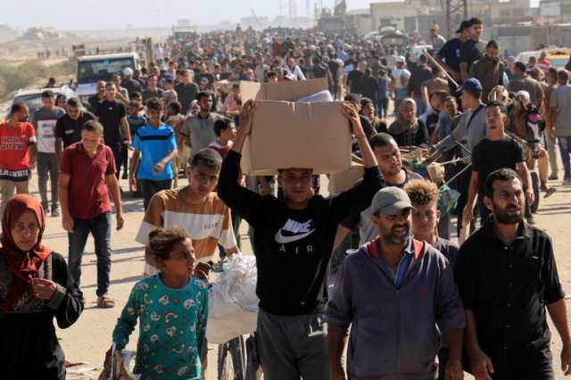الأونروا: تقليص نقاط المساعدات بغزة تهجير مقنّع