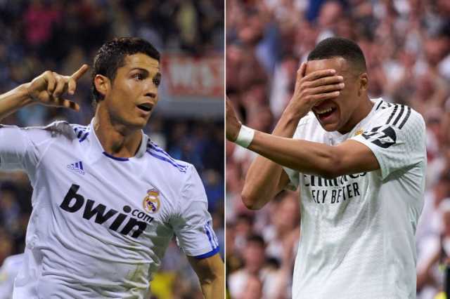 مقارنة بين أرقام رونالدو ومبابي في موسمها الأول مع ريال مدريد