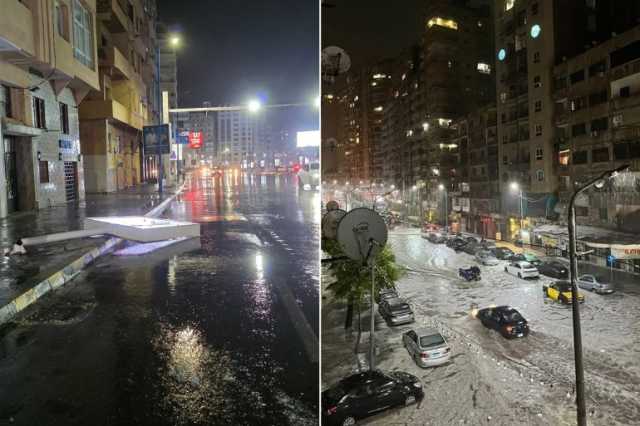 عاصفة جوية شديدة ومفاجئة تضرب الإسكندرية