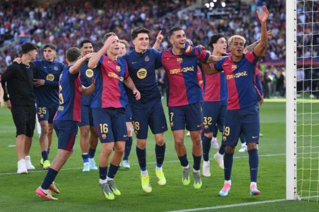 بعد حسم اللقب.. برشلونة يقترب من إنجاز جديد في الليغا