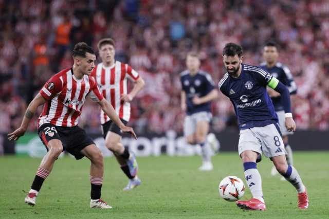 موعد مباراة مانشستر يونايتد ضد أتلتيك بلباو بنصف نهائي الدوري الأوروبي والقنوات الناقلة