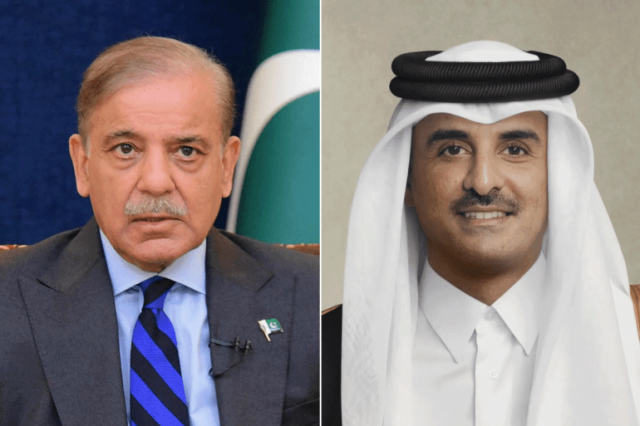 أمير قطر يبحث مع رئيس وزراء باكستان مستجدات إقليمية ودولية