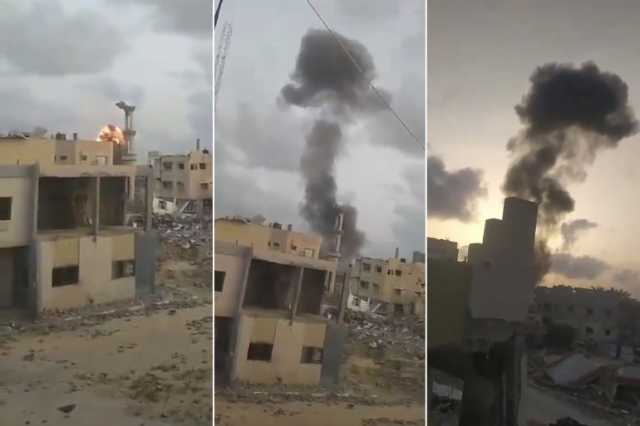 مغردون: نصف ساعة من أهوال يوم القيامة في خان يونس