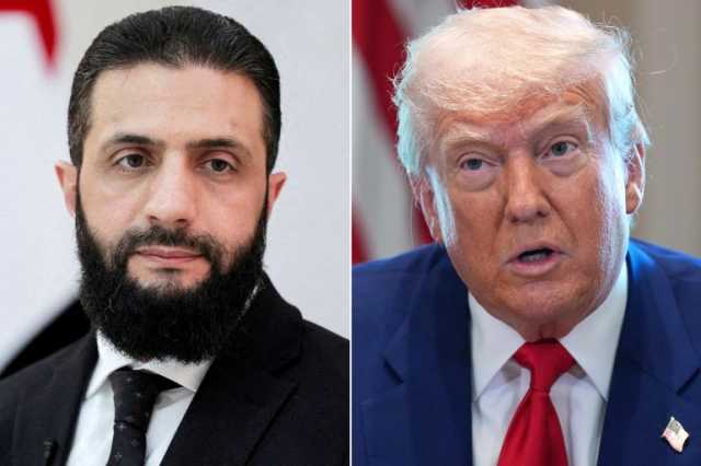 ترامب يجتمع مع الشرع في الرياض