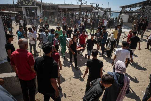 مجزرة استراحة الباقة.. حين يتحول المقهى إلى مسرح موت بغزة
