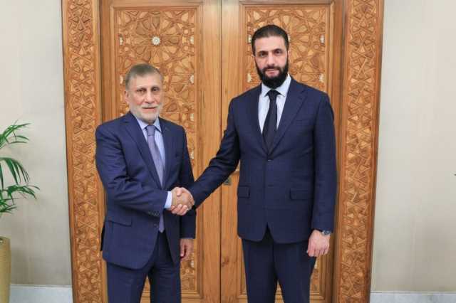 الشرع يستقبل المبعوث العراقي في دمشق
