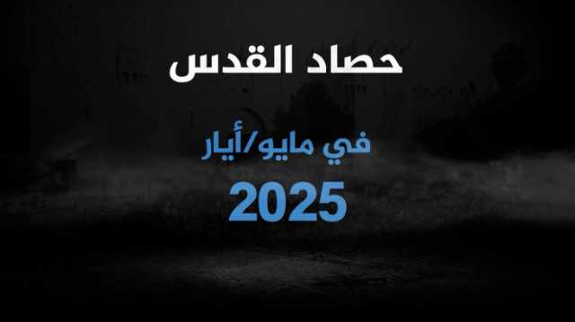 القدس في مايو.. انتهاكات صارخة في المسجد الأقصى وخارجه