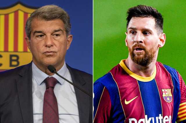 رئيس برشلونة يحلم بعودة ميسي لافتتاح كامب نو
