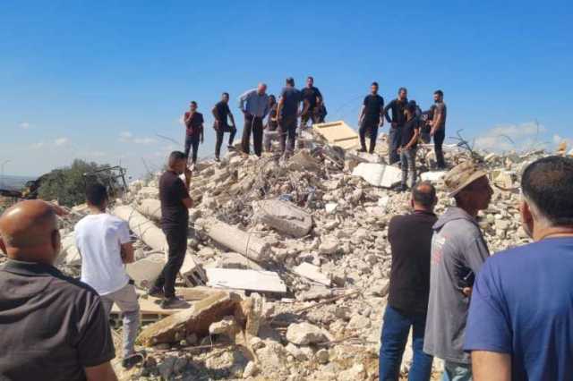 إحصائيات صادمة عن سياسة الهدم الإسرائيلية بالضفة منذ طوفان الأقصى