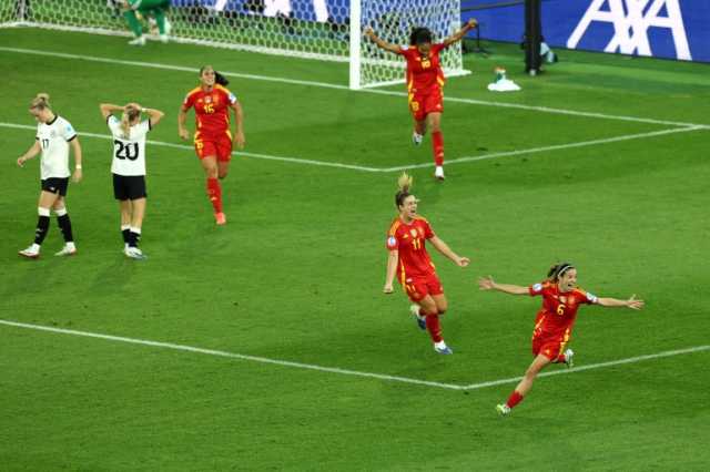 إسبانيا تنهي عقدة ألمانيا وتتأهل إلى نهائي يورو السيدات