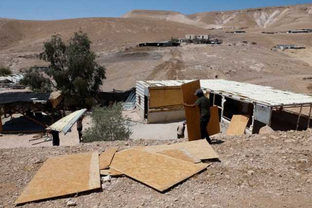 الاحتلال يهجّر تجمعا بدويا في الضفة للمرة الثانية في شهر
