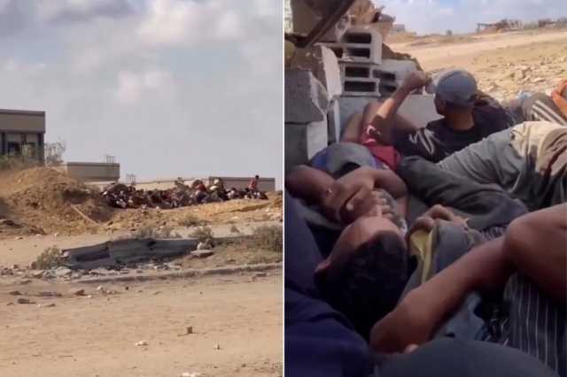 شاهد.. لحظة إطلاق النار على مجوّعين قرب مركز مساعدات بغزة