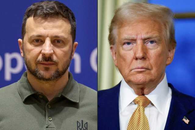 زيلينسكي وقادة أوروبيون يتحدثون إلى ترامب قبل لقائه مع بوتين