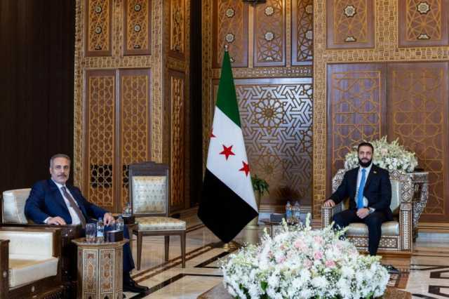 فيدان: ناقشت مع الشرع تعميق التعاون والقضايا الأمنية
