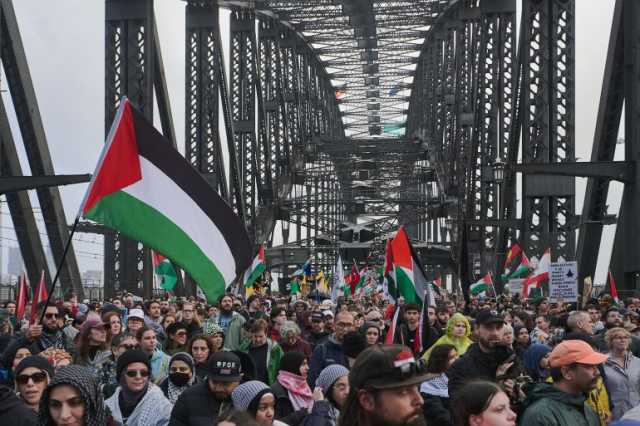90 ألفا تظاهروا بأستراليا تعاطفا مع غزة وإسرائيل غاضبة