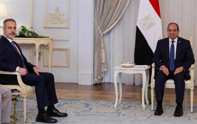 السيسي وفيدان يرفضان قرار إسرائيل احتلال غزة وتهجير الفلسطينيين