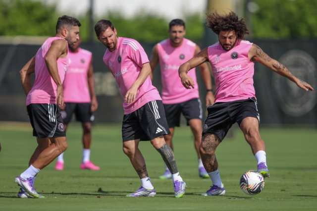 شاهد.. ميسي يعود للتدريبات قبل مباراة إنتر ميامي وأورلاندو سيتي