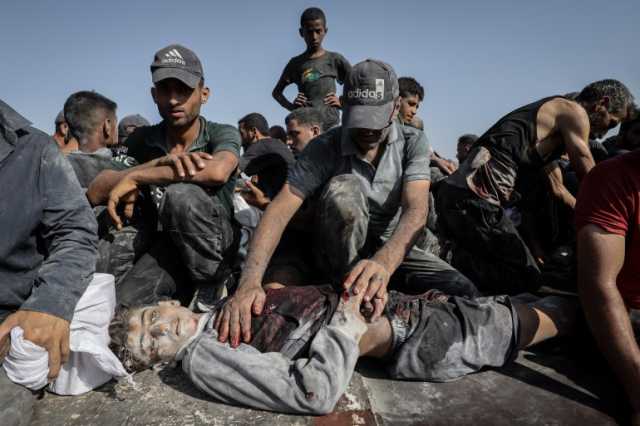 25 شهيدا باستهداف الاحتلال خيام النازحين ومراكز المساعدات بغزة