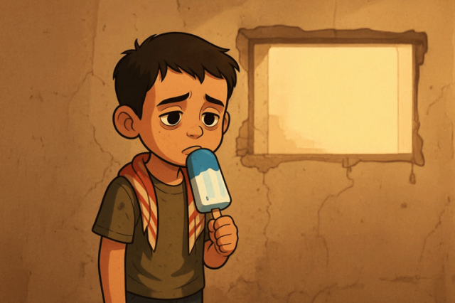 أطفال غزة يلعقون المضادات الحيوية المجمدة بحثًا عن طعم الآيس كريم