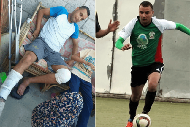 ماجد أبو اللبن.. لاعب غزي أنهت مصايد الموت الأميركية مسيرته الكروية