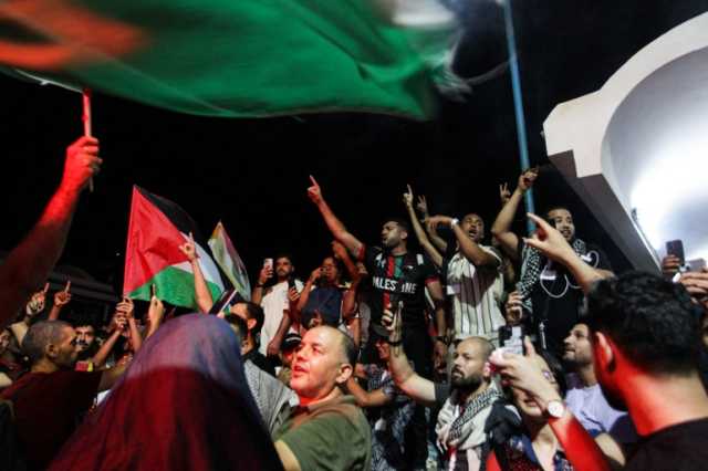 شاهد.. لحظة استهداف أسطول الصمود قبالة سواحل تونس