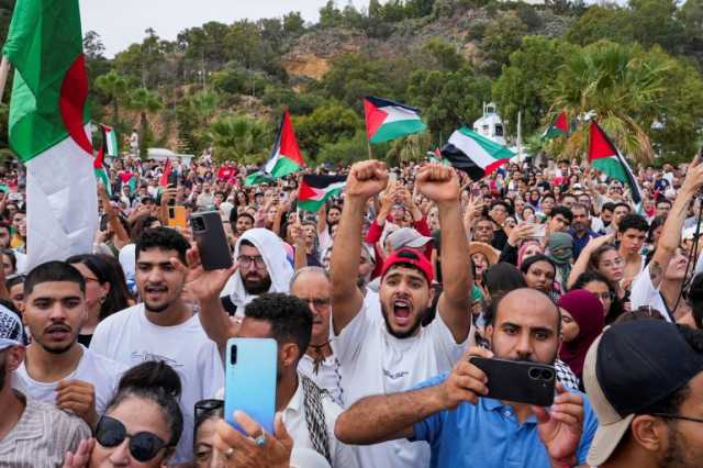 اعتصام أمام السفارة الأميركية بتونس دعما لأسطول الصمود