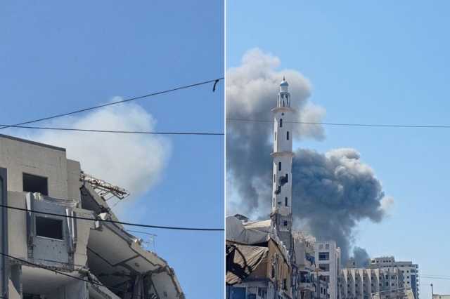 الاحتلال يفجر برج طيبة ويرتكب مجزرة بحق نازحين في غزة