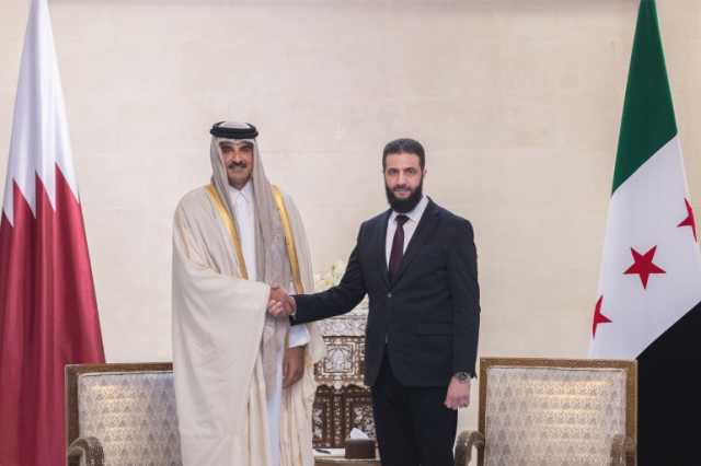أمير قطر يختتم زيارته لسوريا ويجدد دعم بلاده لوحدتها وسيادتها