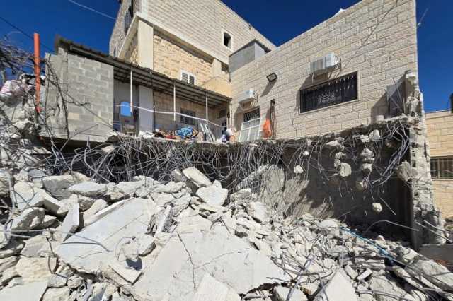 لأول مرة منذ سنوات.. الاحتلال يهدم منازل فلسطينيين بالقدس في رمضان