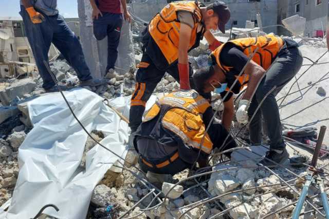 الدفاع المدني في غزة يطلق تحذيرا ويؤكد فظاعة الوضع بحي التفاح