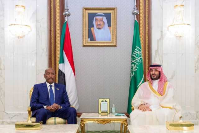 البرهان يبحث تطورات السودان مع ولي عهد السعودية