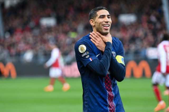 شاهد.. ثنائية حكيمي تقود سان جيرمان للفوز على بريست بالدوري الفرنسي