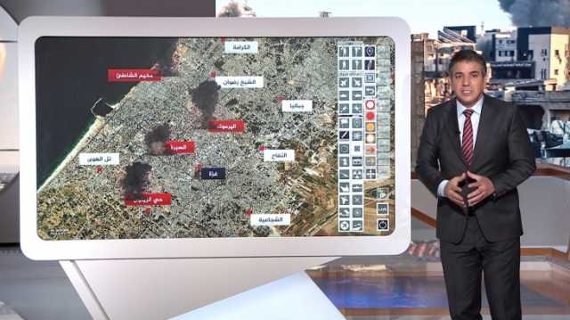 خريطة تفاعلية توضح ماذا جرى في غزة خلال 12 ساعة