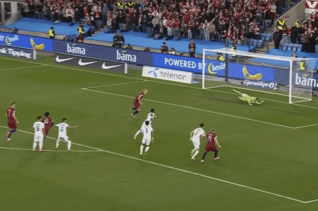 شاهد.. هالاند يهدر ركلة جزاء مرتين في تصفيات كأس العالم