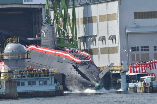 حقيقة فيديو أول غواصة يابانية الصنع بعد الحرب العالمية الثانية