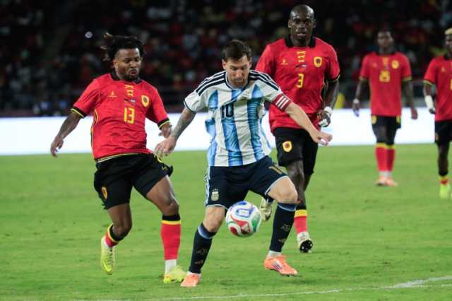 ميسي يتألق في مباراة ودية احتفالية باستقلال أنغولا