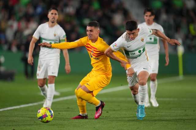 موعد مباراة برشلونة ضد إلتشي في الدوري الإسباني والتشكيلتان المتوقعتان والقنوات الناقلة للبث المباشر