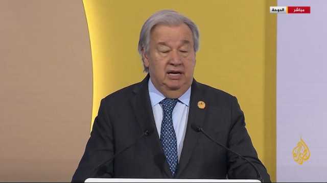 غوتيريش: مجلس الأمن مرجعية أي كيان ينشأ لغزة وحان وقت السلام بالسودان