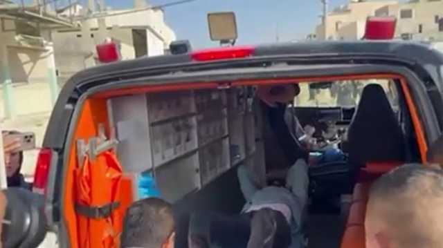 إصابة مصور الجزيرة فادي ياسين برصاص الاحتلال في طولكرم