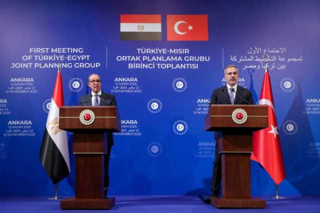 مصر وتركيا تبحثان قوة الاستقرار الدولية بغزة