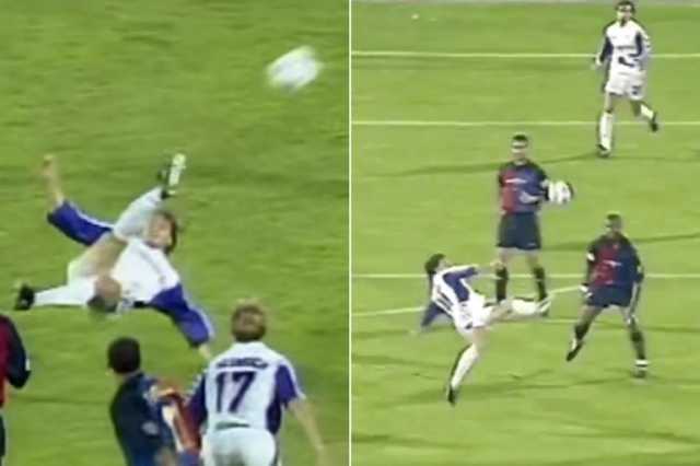 لاعب إيطالي يشاهد يوميا هدفه المذهل في برشلونة قبل 26 عاما