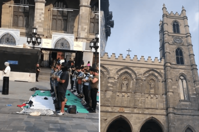 هل قرعت كنيسة نوتردام في كندا أجراسها للتشويش على صلاة المسلمين؟