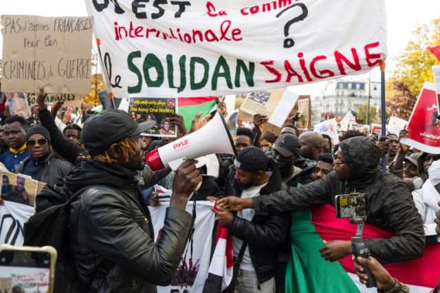 بالصور.. مظاهرات أوروبية تندد بصمت العالم على مأساة السودان
