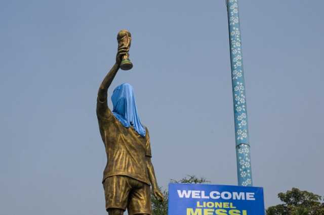 الهند تكرم الأسطورة ميسي بتمثال ارتفاعه 21 مترا