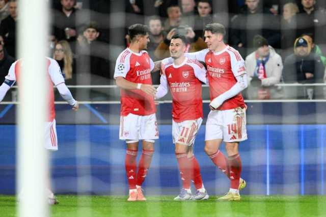 أرسنال بالعلامة الكاملة وسان جيرمان يكتفي بالتعادل وفوز يوفنتوس وأياكس وبنفيكا